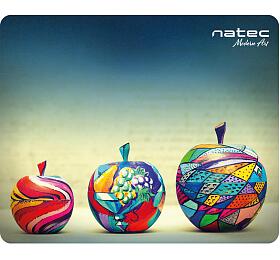 NATEC podloka pod my Natec Apples, ern, 220x180mm (NPF-1432)