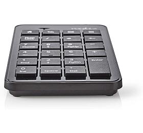 Wired Keyboard NEDIS KBNM100BK