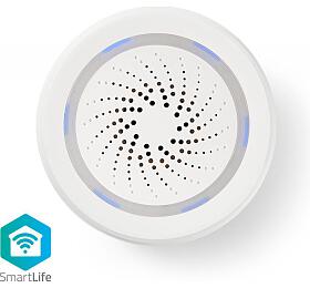 Nedis WIFISI10CWT - Chytr WiFi Sirna / Alarm nebo Vyzvnn / 85 dB