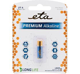 Baterie alkalick ETA PREMIUM ALKALINE 27A, blistr 1ks