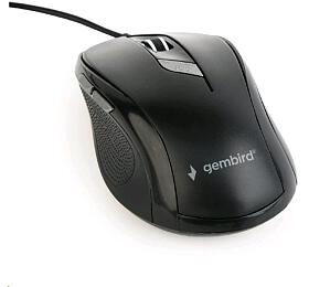 Gembird Optická myš, USB, černá (MUS-6B-01)