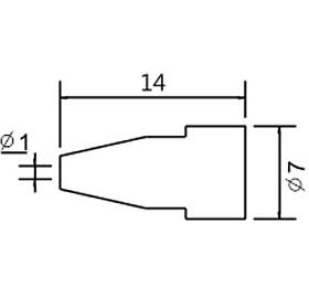 Hrot N5-6/ZD553 pr.1.0mm (ZD-8915) TIPA