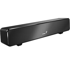 GENIUS repro USB SoundBar 100/ drtov/ 6W/ USB/ 3,5&quot; jack/ ern (31730024400)