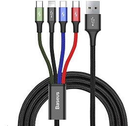 Kabel USB Baseus Fast 4v1 2xUSB-C / Lightning / Micro 3,5A 1,2m