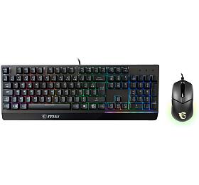 MSI hern set klvesnice s my VIGOR GK30 COMBO/ drtov/ RGB podsvcen/ USB/ CZ+SK layout (S11-04CS601-CLA)