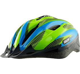 Dtsk cyklo helma SULOV JR-RACE-B, vel M/53-56cm, modro-zelen