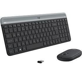 Logitech klvesnice s my Wireless Combo Slim MK470 CZ/SK - ed (920-009260)