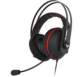 Asus aSUS TUF GAMING H7 CORE, RED, gaming headset (90YH01QR-B1UA00)