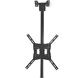 NEDIS stropn drk pro LCD a TV/ 26 - 42"/ nosnost 20 kg/ nklon 25/ hel oten 90/ nastaviteln vk/ ocel/ ern (TVCM1330BK)