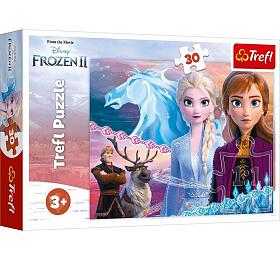 TREFL Puzzle Ledov krlovstv II/Frozen II 30 dlk 27x20cm v krabici 21x14x4cm