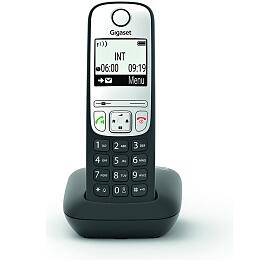 SIEMENS Gigaset A690 - DECT/GAP bezdrtov telefon, barva ern (GIGASET-A690)