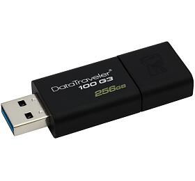 Kingston 256GB USB 3.0 DataTraveler 100 G3, DT100G3/256GB, černý