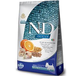N&D OCEAN DOG LG Adult Mini Codfish & Orange 2,5kg
