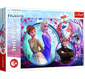 TREFL Puzzle Ledov krlovstv II/Frozen II 160 dlk 41x27,5cm v krabici 29x19x4cm