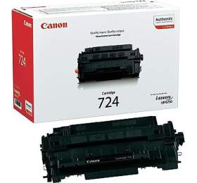 Toner Canon CRG-724 H, 12500 stran originln - ern