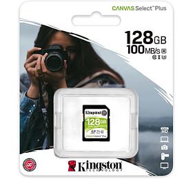 Kingston 128GB SDXC U3 V30 CL10 100MB/s