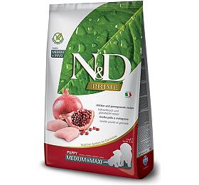 N&amp;D PRIME DOG Puppy M/L Chicken &amp; Pomegranate 12kg