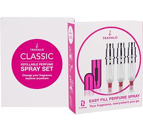 Plniteln flakn Travalo Travalo Classic HD, 3x5 ml, odstn Pink