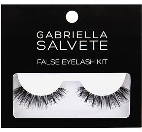 Uml asy Gabriella Salvete False Eyelash Kit, 1 ml, odstn Black