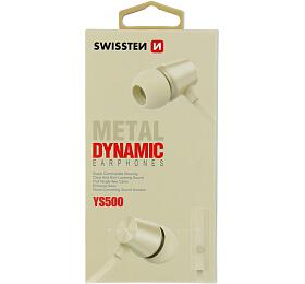 SLUCHTKA SWISSTEN EARBUDS DYNAMIC YS500 ZLAT