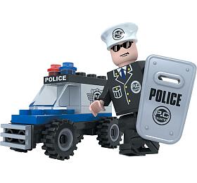 Dromader Policie Auto 23101 33ks v&amp;nbsp;krabici 9,5x7x4,5cm