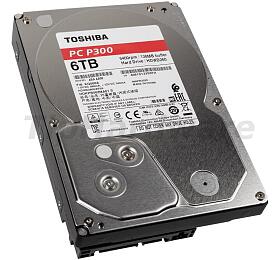 TOSHIBA HDD P300 Desktop PC (SMR) 6TB, SATA III, 5400 rpm, 128MB cache, 3,5&quot;, BULK (HDWD260UZSVA)