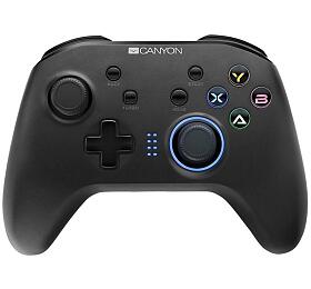 CANYON Bezdrátový gamepad GPW3 4v1 (Nintendo Switch, Android, PC, PS3) (CND-GPW3)