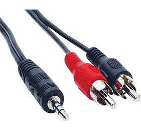 Kabel HADEX JACK 3.5 stereo/2xCINCH 10m