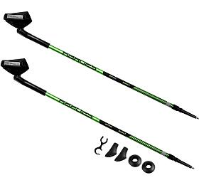 Spokey MEADOW Hole Nordic Walking, 2dln, systm Antishock, erno-zelen