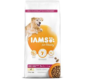 Granule pro psy Iams Senior Large Chicken, 12kg