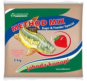 Mikrop Method mix pro ryby jahoda - konop 2kg