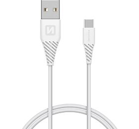 SWISSTEN rychlonabíjecí kabel USB /&amp;nbsp;USB-C 5A&amp;nbsp;1,5M bílý