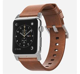 Nomad Modern koen emnek Apple Watch 44/42mm hnd/stbrn pezky