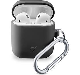 Ochrann kryt s karabinou Cellularline Bounce pro Apple AirPods 1 &amp; 2, ern