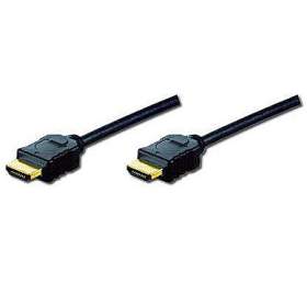 HDMI kabel Digitus Highspeed Ethernet HDMI( 1,4 ), AWG 30,  2m, pozl. kontakty