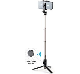 Selfie tripod s dlkovou spout FIXED Snap, ern