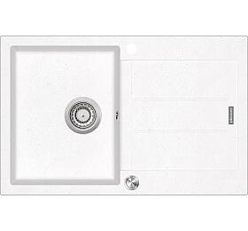 Dřez Concept DG10C45wh Cubis granitový bílý