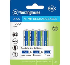 Westinghouse AAA MAX NiMH 1000mAh 1,2V, bl.4ks