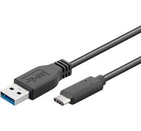 Smarty kabel USB-C - USB 3.0 0,5m černý (ku31ca05bk)