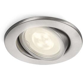 17289/47/16 Fresco podhledov LED svtidlo 1x GU10 5W 395lm 2700K IP23, nerezov Philips