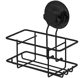Mal polika na ze Compactor Bestlock Black s psavkou - bez vrtn, nosnost a 6 kg