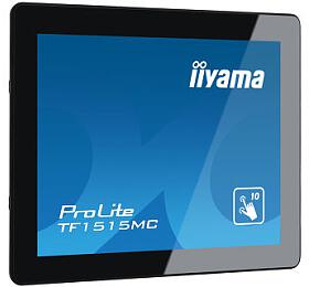 IIYAMA 15&quot; iiyama TF1515MC-B2: TN, XGA, capacitive, 10P, 350cd/m2, VGA, DP, HDMI, ern