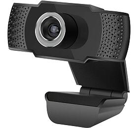 Webkamera C-TECH CAM-07HD, 720P, mikrofon, ern