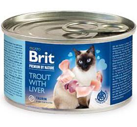 Brit Premium Cat by Nature konz Trout&amp;Liver 200g