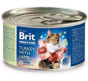 Brit Premium Cat by Nature konz Turkey&amp;Lamb 200g