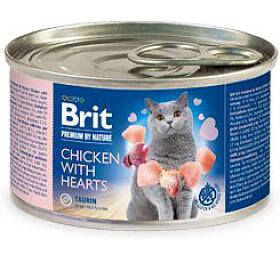 Brit Premium Cat by Nature konz Chicken&amp;Hearts 200g