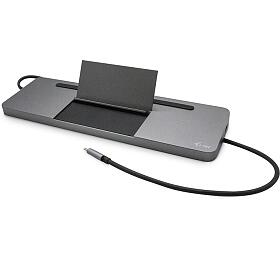 i-tec USB-C Metal Low Profile Triple Display Docking Station + Power Delivery 85 W (C31FLATDOCKPDPRO)