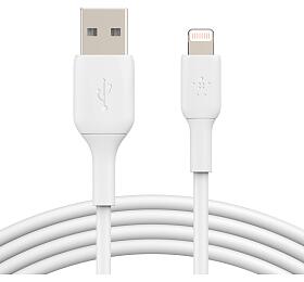 Belkin kabel USB-A - Lightning, 2m, bílý (CAA001bt2MWH)