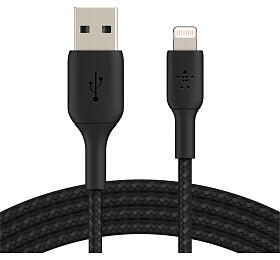 Belkin BELKIN kabel opltan USB-A - Lightning, 2m, ern (CAA002bt2MBK)