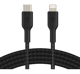 Belkin BELKIN kabel opltan USB-C - Lightning, 1m, ern (CAA004bt1MBK)